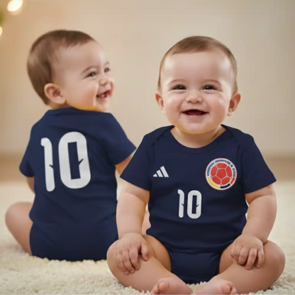 Body Selección Colombia para Bebé - 100% Algodón Tricolor