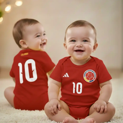 Body Selección Colombia para Bebé - 100% Algodón Tricolor