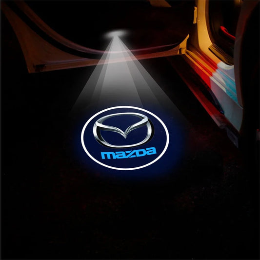 Proyector LED Inalámbrico de Bienvenida para Puertas de Carro (Marcas Universales) 🚗✨