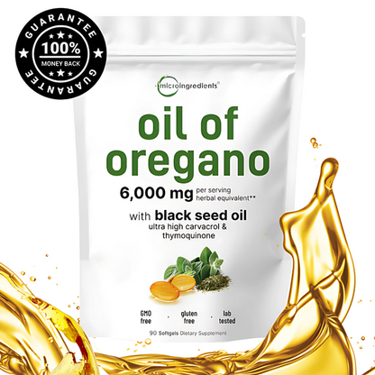 Aceite de Orégano + Semilla Negra | Apoyo Inmune y Antioxidante