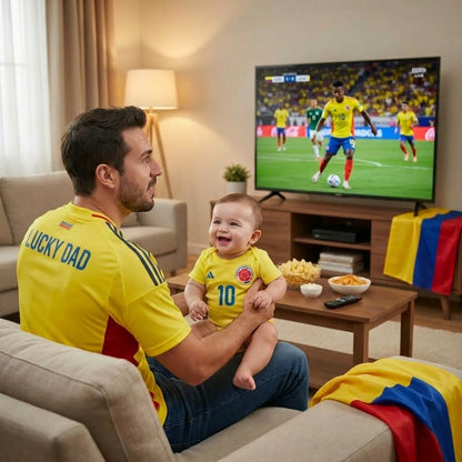 Body Selección Colombia para Bebé - 100% Algodón Tricolor