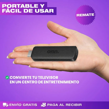 Convertidor a SmartTV - ONN Full HD con Google TV